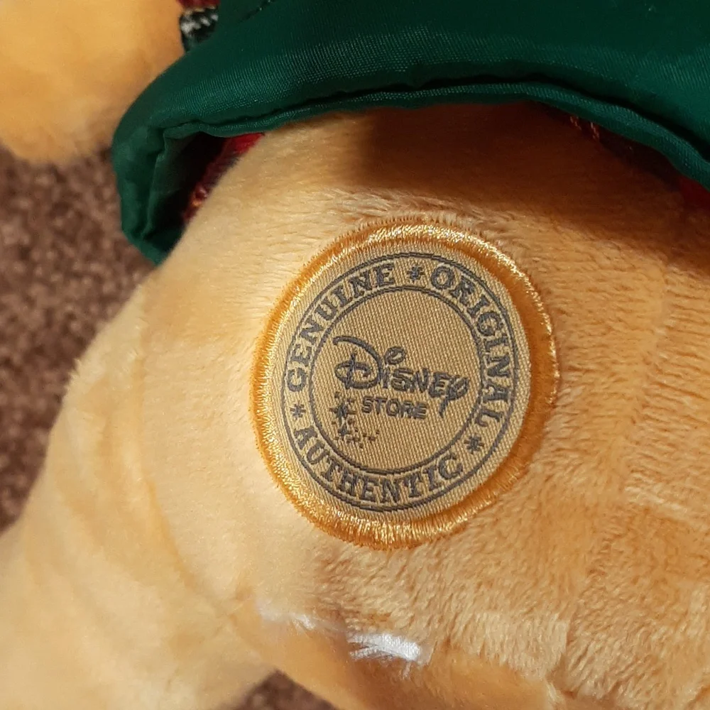 NWOT Disney Lumberjack Pooh Plush